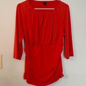 Ann Taylor Orange blouse size L